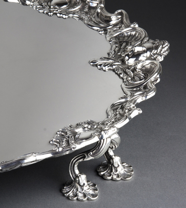 Magnificent Elkington Silver Salver - Four Seasons - 4.65 Kilogrammes